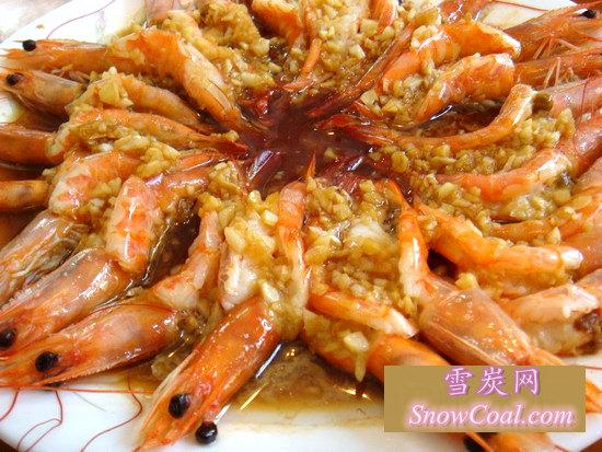美食从天而降：豉椒花腩炒虾做法